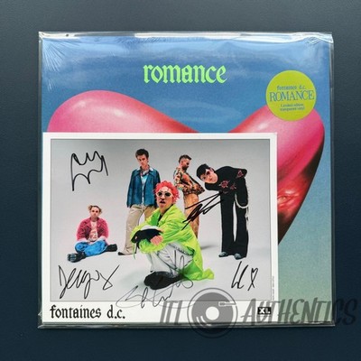 Fontaines D.C. Romance Clear Vinyl LP | with SIGNED PRINT | SAFE   SHIP