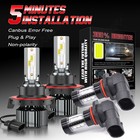 Parts accessories For Ford F 150 04-2014 LED Headlight Hi/Lo+Fog Light Bulbs