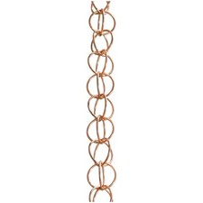 Stylish Rainchain for Gutters - Pure Copper