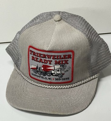 Trierweiler Ready Mix Corduroy Mesh Embroidered Patch SnapBack Cap Hat 