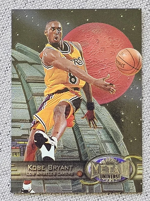 KOBE BRYANT 1997-98 SKYBOX METAL UNIVERSE RARE "DEATH STAR" BASKETBALL CARD #81