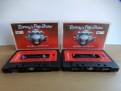 2 RONNY'S POP SHOW VOL 21 ACE OF ROXETTE MOBY SNAP DEPECHE KASSETTE MC 1993 SONY