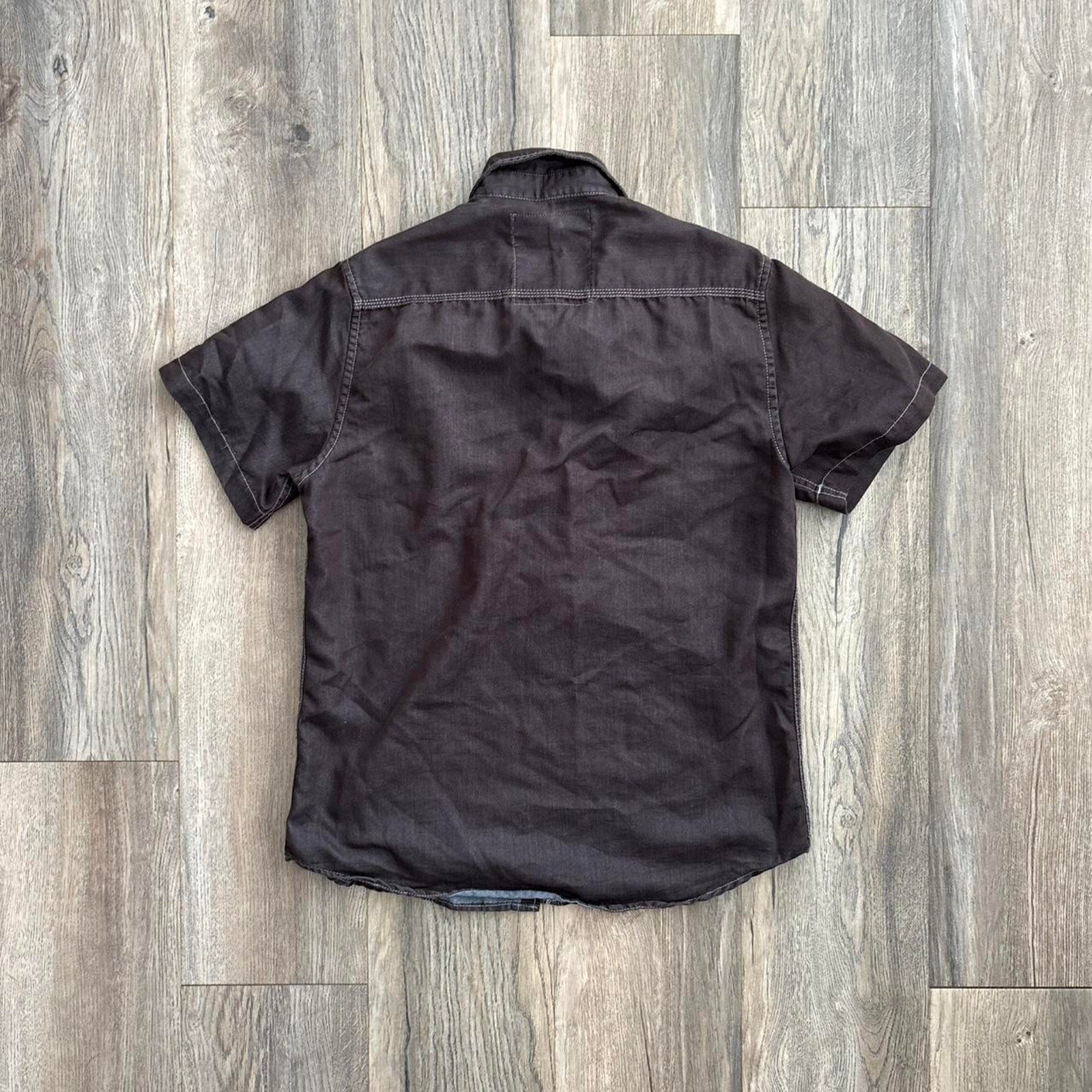 Broken Threads Polo Button-up Tee ( Size Medium ) - image 2