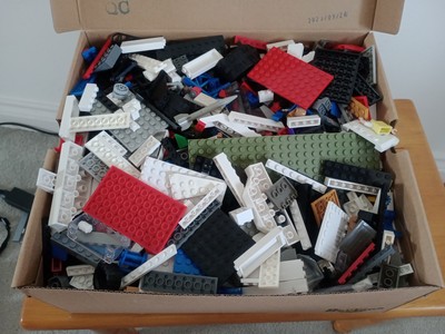 500g / 1/2 Kilo Kunststoffbausteine - kompatibel mit Lego, Random Mix 