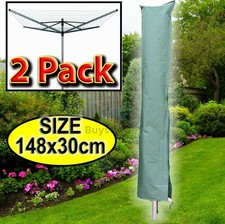 Large Rotary Washing Line Cover Clothes Airer Waterproof Parasol Cover Protector