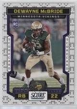 2023 Score Rookies Scorecard DeWayne McBride #333 0t2