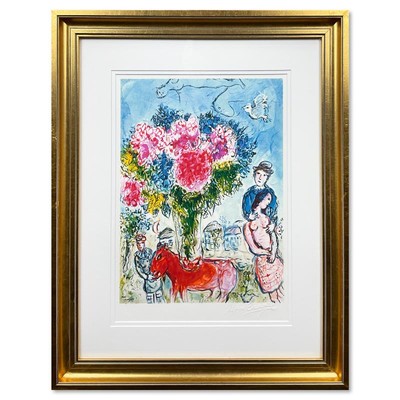 Marc Chagall Personnages Fantastiques FRAMED Ltd. Ed. Lithograph, LOA