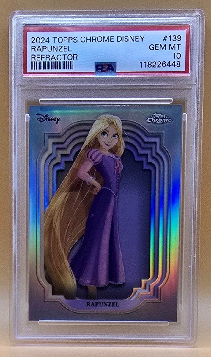 Rapunzel Tangled PSA 10 Low Pop 4 2024 Topps Chrome Disney