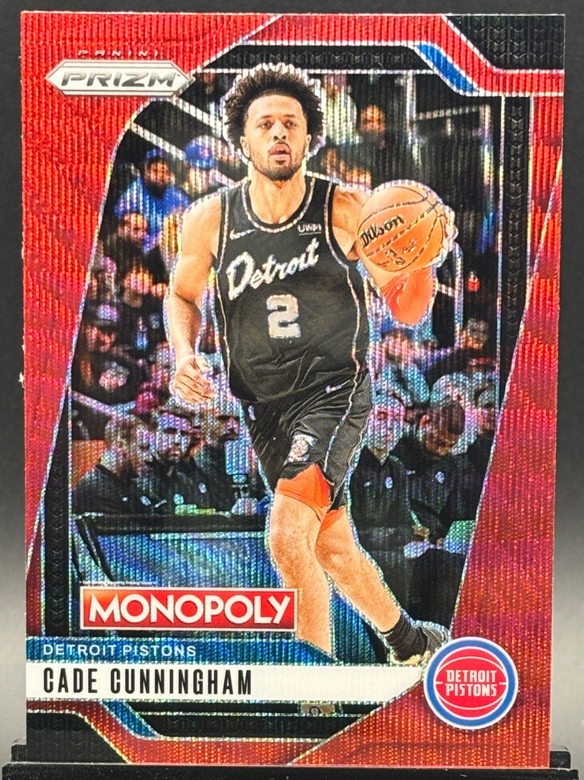 2024-25 Panini Cade Cunningham Monopoly Red Prizm Pistons