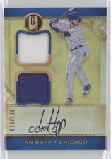 2017 Panini Chronicles Gold Standard Rookie Jersey Double /199 Ian Happ Auto b9e