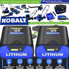 2PACK For Kobalt 40v MAX 8.0 Ah Extended Run Li-Ion Battery KB440-03 KB540-06