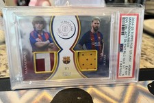 2024-25 Topps FCB 125th Anniversary Lionel Messi Diego Maradona Dual 1/1 Relic