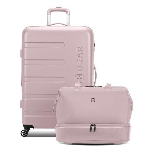 Set 2pc 27" Spinner + Weekender Tote Pink Tsa