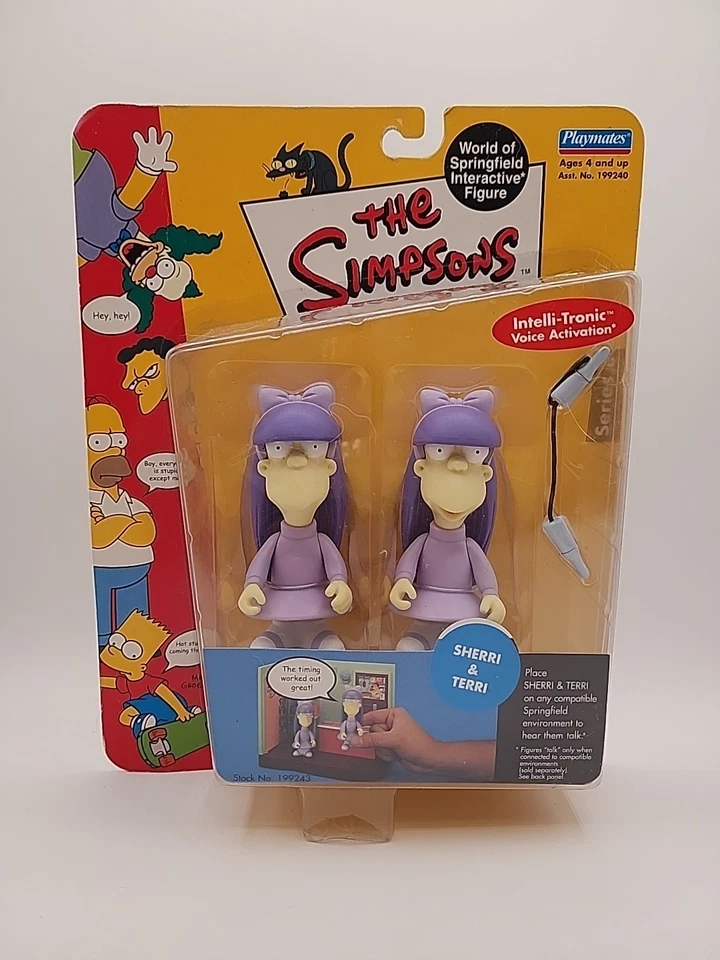 Lote de 5 figuras selladas de Los Simpson Playmates - Milhouse, Twins, Kent, Smithers, Bob Foto 2 de 4