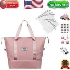 Chic Expandable Weekend Travel Duffel – Must-Have for Stylish Moms & Travelers