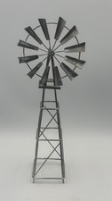 Amish Style Windmill 12" Rustic Country Primitive Tin Metal Garden Home Decor