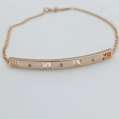 TIFFANY&Co. Armband Atlas 3-Diamant 750PG 18K Rotgold für Damen - Bild 1 von 4