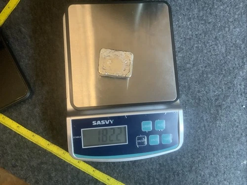 Sterling Silver Poured Bullion Bar 6.42 Ounces / 182.2 Grams Heavy Bar