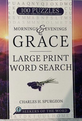 Mornings and Evenings of Grace: Large Print Word Search (Seekers of the Word...