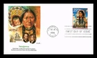 US COVER SACAGAWEA LEGENDS OF THE WEST FIRST DAY ISSUE FLEETWOOD