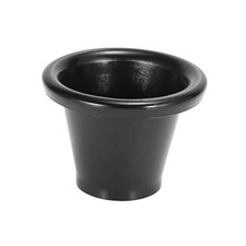 2 Inch Aluminum Bellmouth Adapter Air Inlet Decorative Cover Black