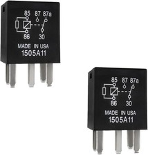 2 PCS Power Relay - 5 Pin Multi Purpose Auto Fuel Pump, Color: 2 PCS