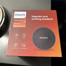 Philips Home Access Retrofit Lock. Voice Assistant And Door Sensor Included.