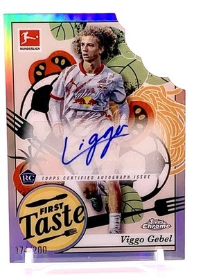 Viggo Gebel 2024-25 Topps Chrome Bundesliga First Taste Rookie