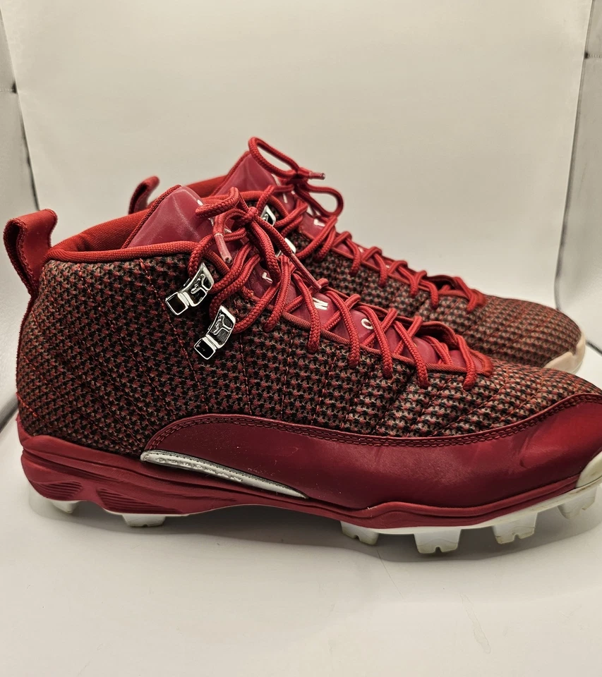 EUC Air Jordan 12 ретро MCS спортзал красный бутсы 854566 мужчин размер 8,5 - Изображение 2 из 4