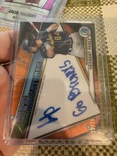 2021 Bowman Chrome Hedbert Perez Prime Signatures Orange #/25 Inscription