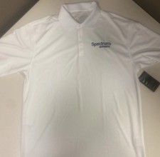 Nike Golf Dri-Fit Short Sleeve Polo Size 3XL Color White With Brand Logo