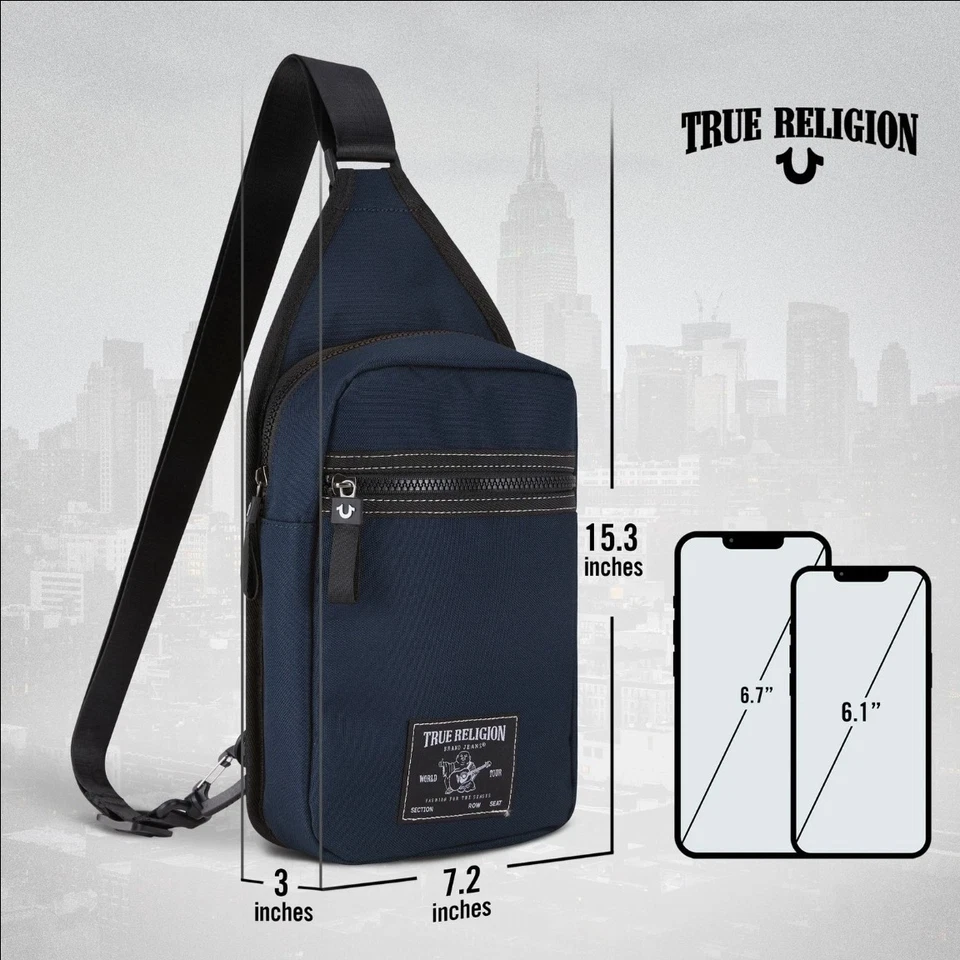 Bolsos Bandolera para Mujer y Hombre, Mochila Bandolera Cartera de Viaje, Bolsa de Viaje Foto 3 de 4