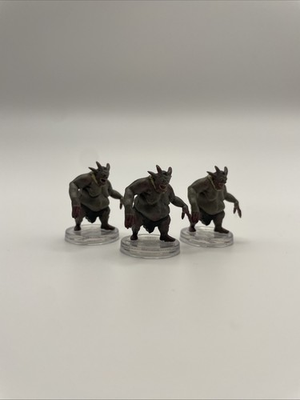 #ad Pusk Sloth Demon x3 Planar Perils #2 Pathfinder Battles Damp;D Miniature $9.99