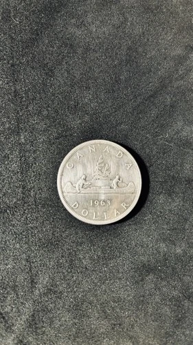 1963 Canada Silver Dollar — photo from another recent sale