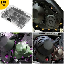 Black Fit Honda Yamaha Simson Suzuki - Motorcycle Fairing Bolts Kit Panel Screws