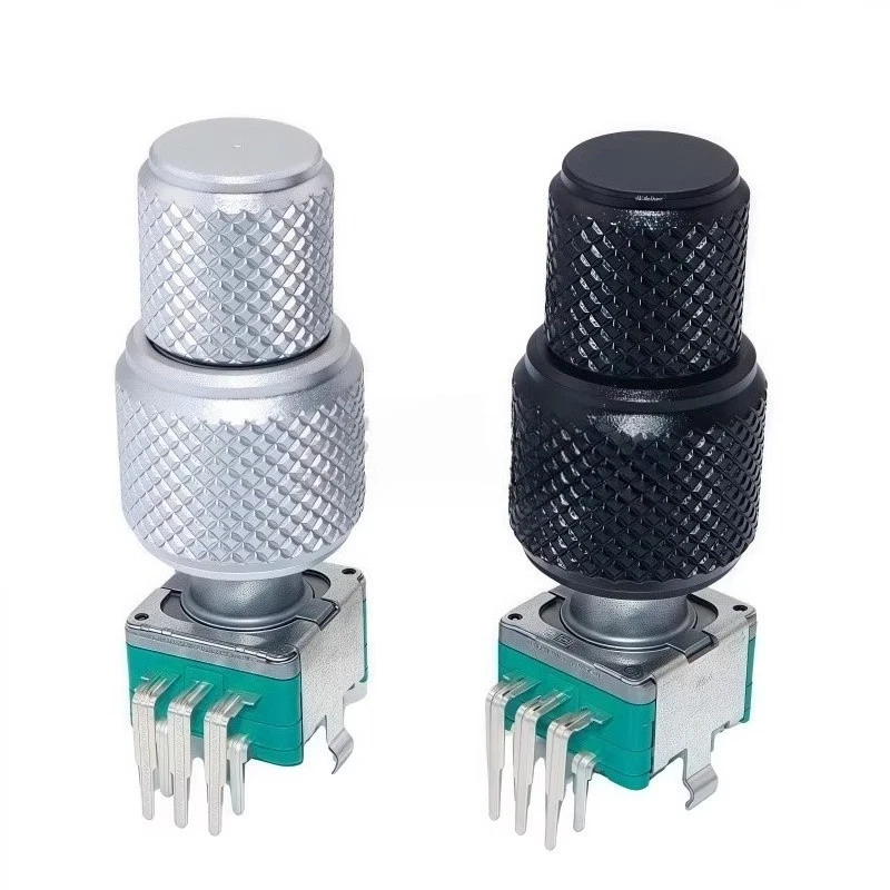 1PC Aluminum alloy knob for dual-axis encoder EC11EBB24C03 adjustment knob #TT - Image 4 of 4