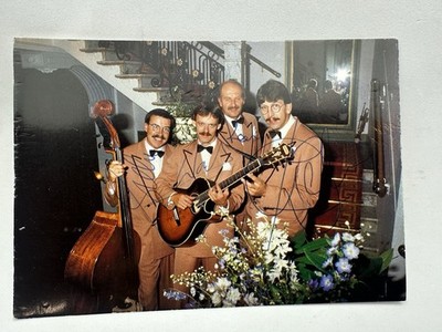 Autogrammkarte - '' THE DEEP RIVER QUARTET ''  /Original HANDSIGNIERT / NEU