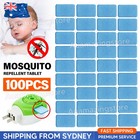 100x Mosquito Repellent Insect Bite Mat Tablet Replace Refill Repeller Pads