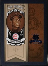 2005 Donruss Diamond Kings - HOF Heroes Framed Blue Baseball Ernie Banks #HH- NM