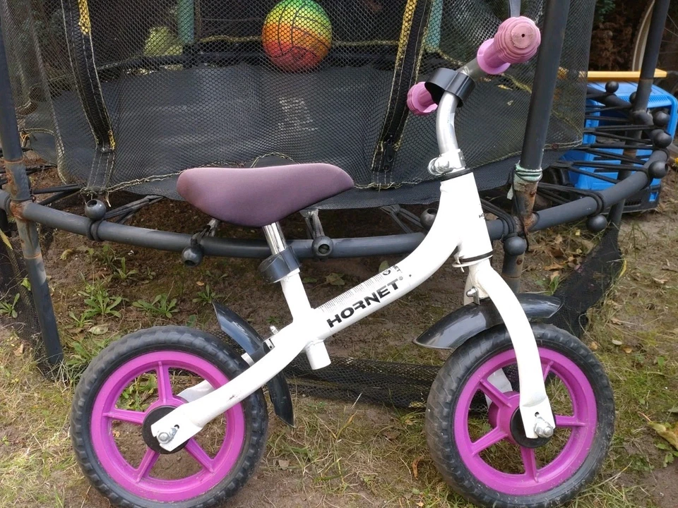 Hornet 10713 - Laufrad Bikey 3.0, Kinder-Laufrad, 10 Zoll, lila