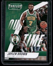 Jaylen Brown 2018-19 Panini Threads Our Time #9 Boston Celtics