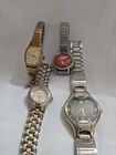 Timex, Wind Up Snoopy, Omax And Gloria Vanderbilt Watches Not Working For Parts