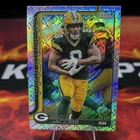 2025 Topps Chrome Football Topps Logo Refractor Josh Jacobs #110
