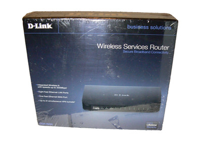 D-Link DSR-150N Wireless Services Router   VPN, 8-Port LAN, Factory Sealed   SMB