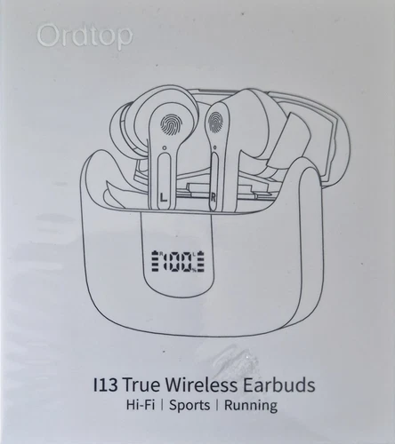 Ordtop I13 True Wireless Earbuds In Blue New Sealed
