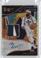 2021-22 Panini Select Tie-Dye Prizm 17/25 Mike Conley #XF-MCL Auto 1f8v