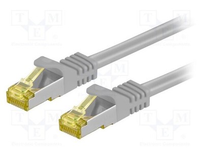 S/FTP 6a RJ45-Stecker,beiderseitig Line Patch cord LSZH Cu