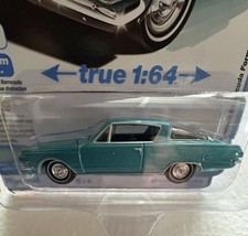 Auto World 1965 Plymouth Barracuda Formula S 164 Teal Ltd Edition New