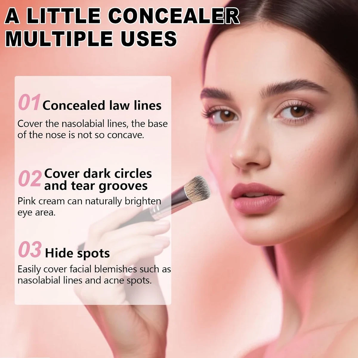 Luminance Under Eye Brightener, Dark Circle 1 Ounce (Pack of 1), Pink