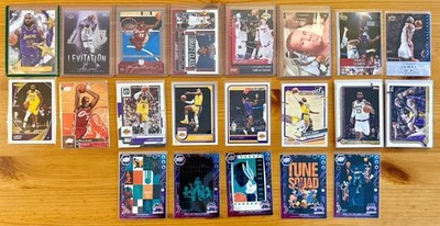 Lebron James NBA Basketball Lot ca. 21 verschiedene Sammelkarten Tradingcards